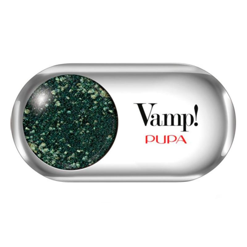 Pupa Переливчатые тени VAMP! GEMS тон 304 Лесная зелень
