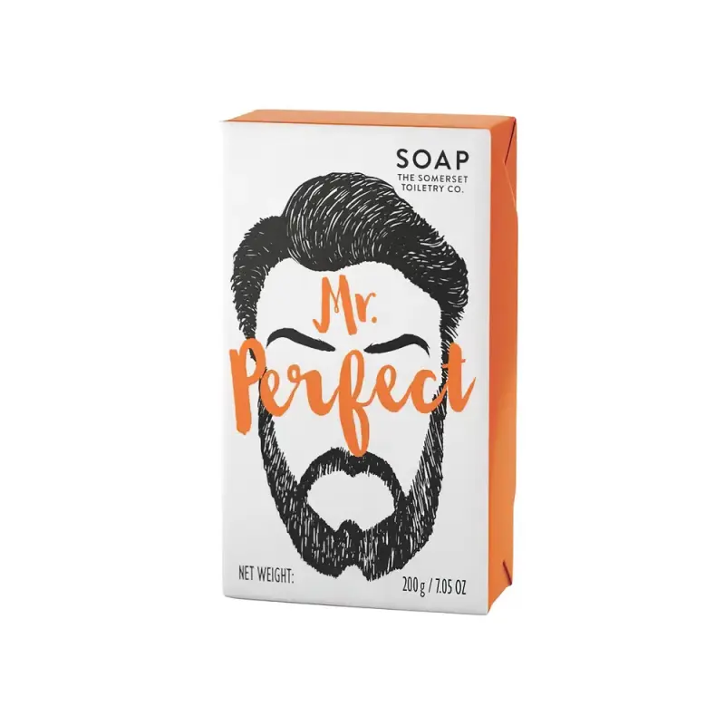 SOMERSET Mens Mr Perfect Soap 200g (ii) Wrapped   Мужское мыло Mr Perfect 200г
