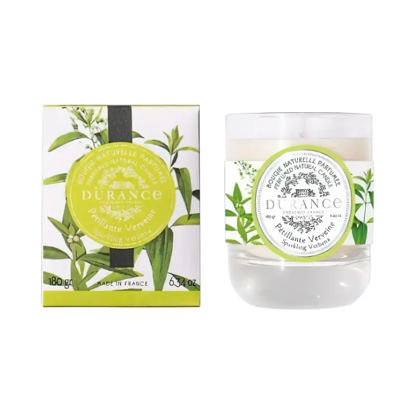 DURANCE СВЕЧИ HANDMADE SPARKLING VERBENA 180ГР
