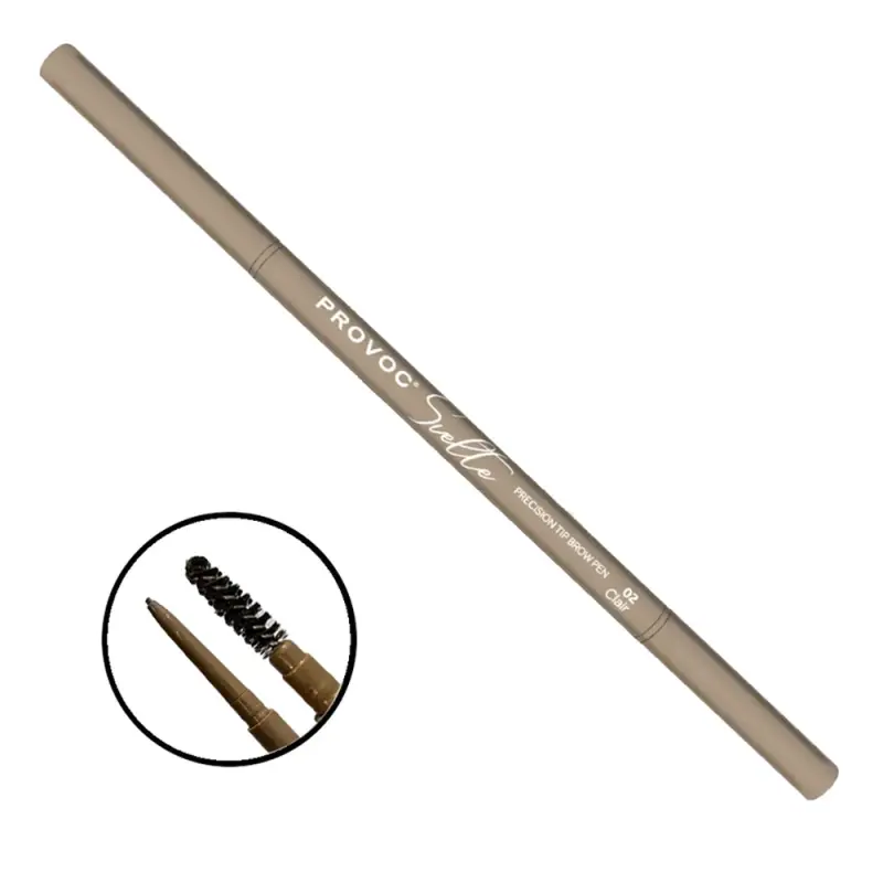 PROVOC SVELTE Precision Tip Brow Pen 02 Clair Ультратонкий карандаш для бровей SVL02