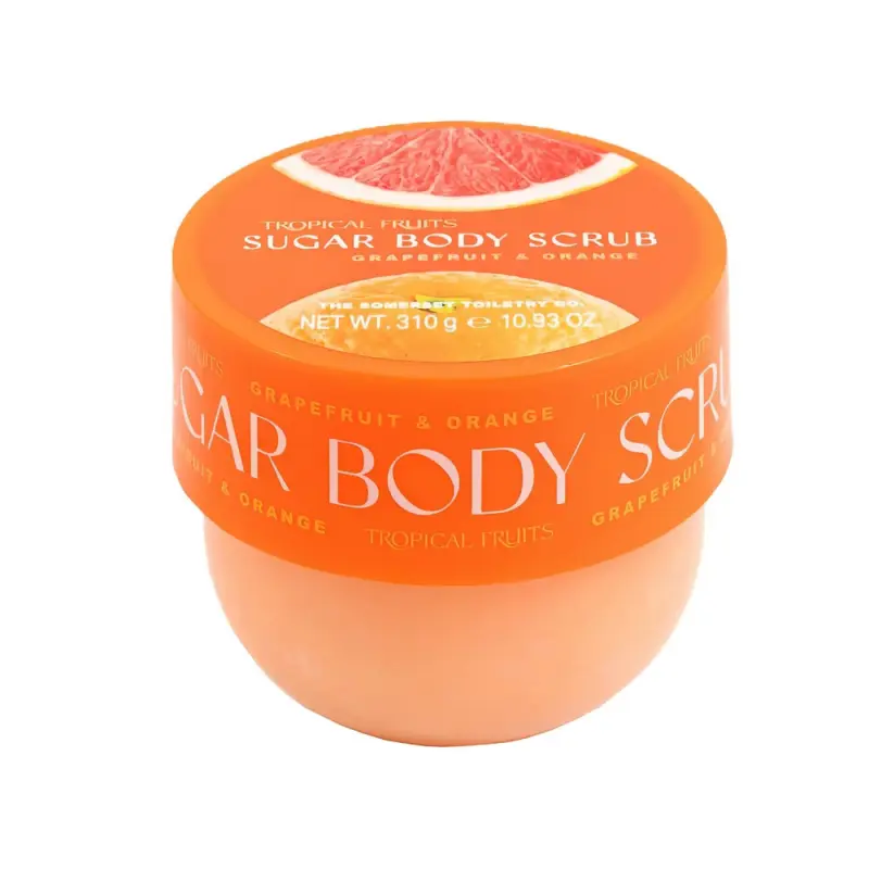 SOMERSET Tropical Fruit Orange & Grapefruit Sugar Scrub 310g Jar Скраб с грейпфрутом и апельсином с сахаром 310гр