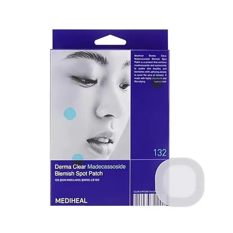MEDIHEAL DERMA CLEAR MADECASSOSIDE BLEMISH SPOT PATCH Патчи точечные с мадеказосидом и ниацинамидом 132 шт
