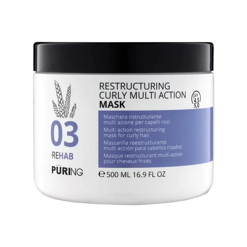 Puring 03 Rehab Restr Curl Multiaction Mask Многофункциональная маска для кудрей, 500 мл