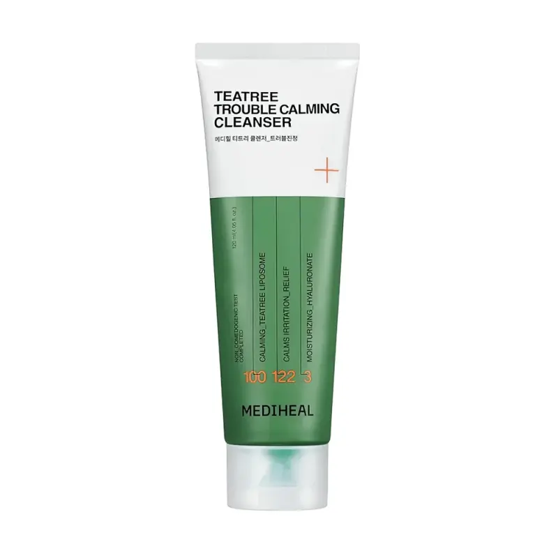 MEDIHEAL TEATREE CLEANSER TROUBLE CALMING FOAM Пенка  для умывания с Чайным деревом 120 мл