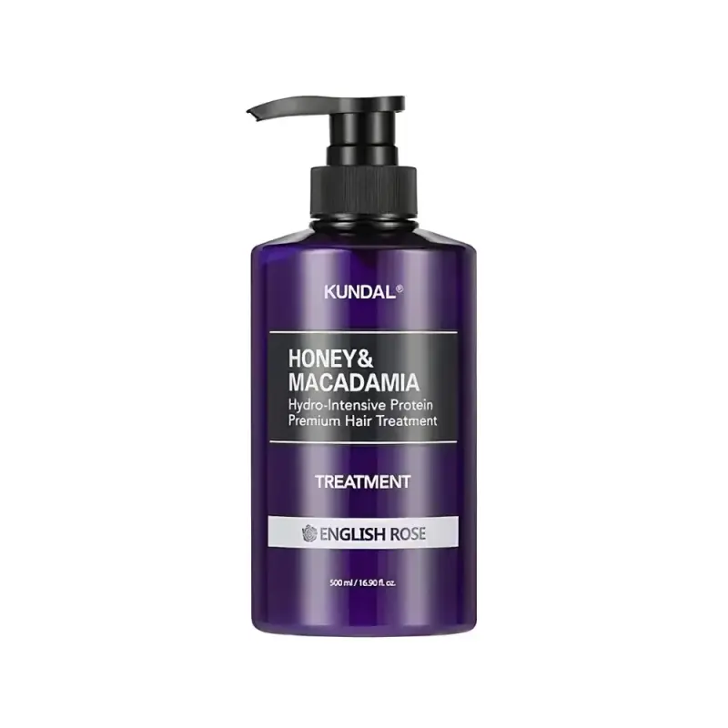 KUNDAL КОНДИЦИОНЕР ДЛЯ ВОЛОС HONEY/MACADAMIA PROTEIN PREMIUM TREATMENT 500ML (KUNDAL) ENGLISH ROSE