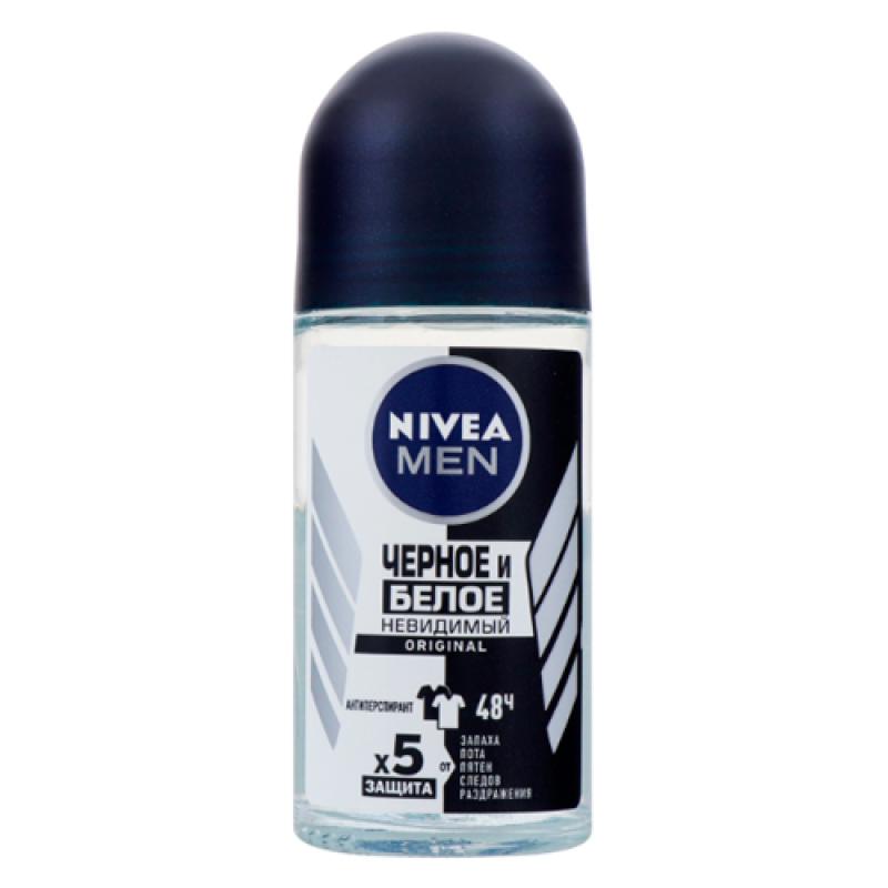 Nivea DEO ROLL-ON MEN INV_BLC&WHT_POWER 50 ML