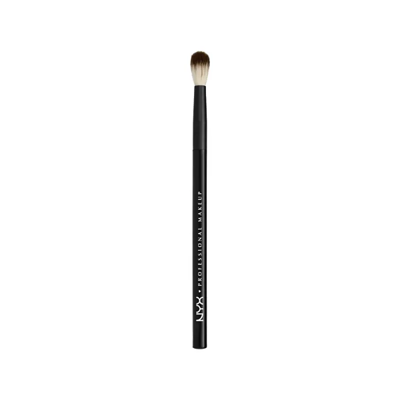 NYX Professional Makeup Профессиональная кисть для макияжа глаз Pro Brush, Blending 16, длинная, округлая, синтетическая.