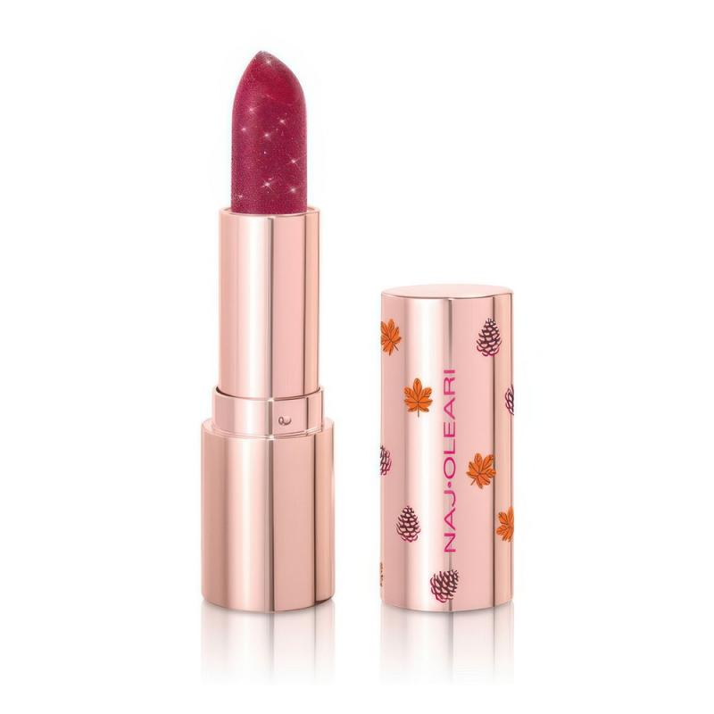 NAJ OLEARI  STARDUST GLITTER LIPSTICK SPARKLING RED