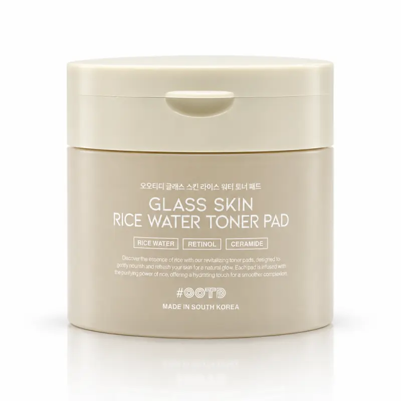 OOTD Glass Skin Rice Toner Pad