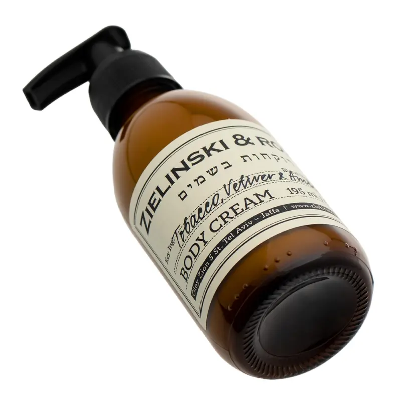 Zielinski & Rozen  Body cream 108 Tobacco, Vetiver, Amber  Крем для тела 108 Табак, Ветивер, Амбра 195мл