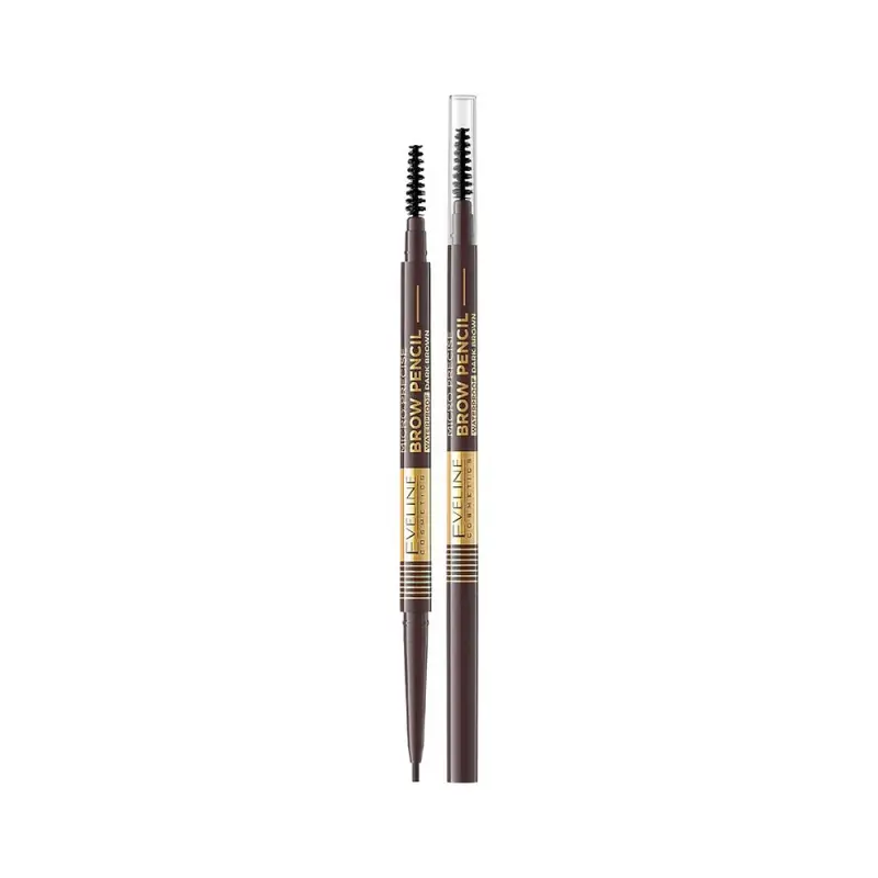 Eveline ВОДОСТОЙКИЙ КАРАНДАШ ДЛЯ БРОВЕЙ № 03 DARK BROWN MICRO PRECISE BROW PENCIL
