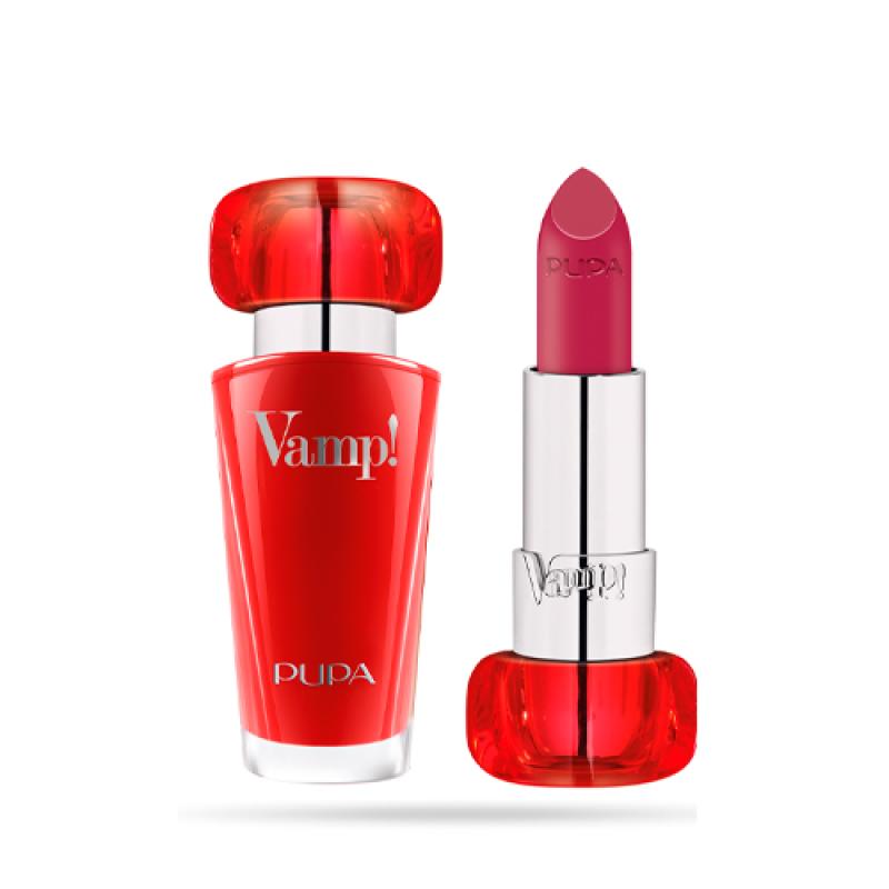 Pupa Губная помада VAMP! тон 201 Темная вишня