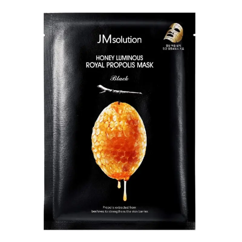 JMSOLUTION HONEY LUMINOUS ROYAL PROPOLIS MASK Black