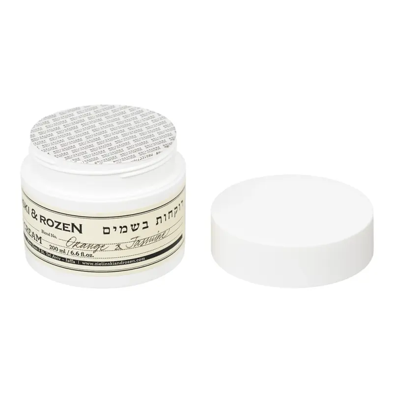 Zielinski & Rozen  Body cream in a jar of Orange, Jasmine, Vanilla   Крем для тела в банке Апельсин, Жасмин, Ваниль 200мл