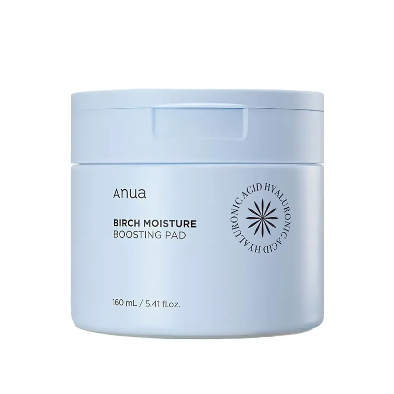 ANUA BIRCH MOISTURE BOOSTING PAD Увлажняющие пэды с экстрактом березового сока 160ml (70 шт)