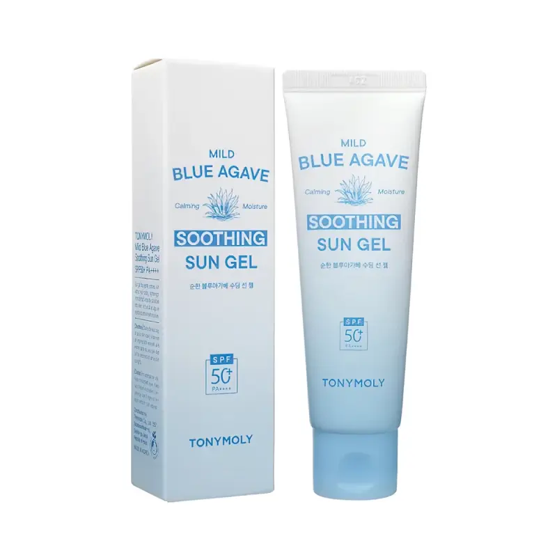 Tony Moly Солнцезащитный гель успокаивающий mild blue agave soothing sun gel SPF50 PA 50 ml