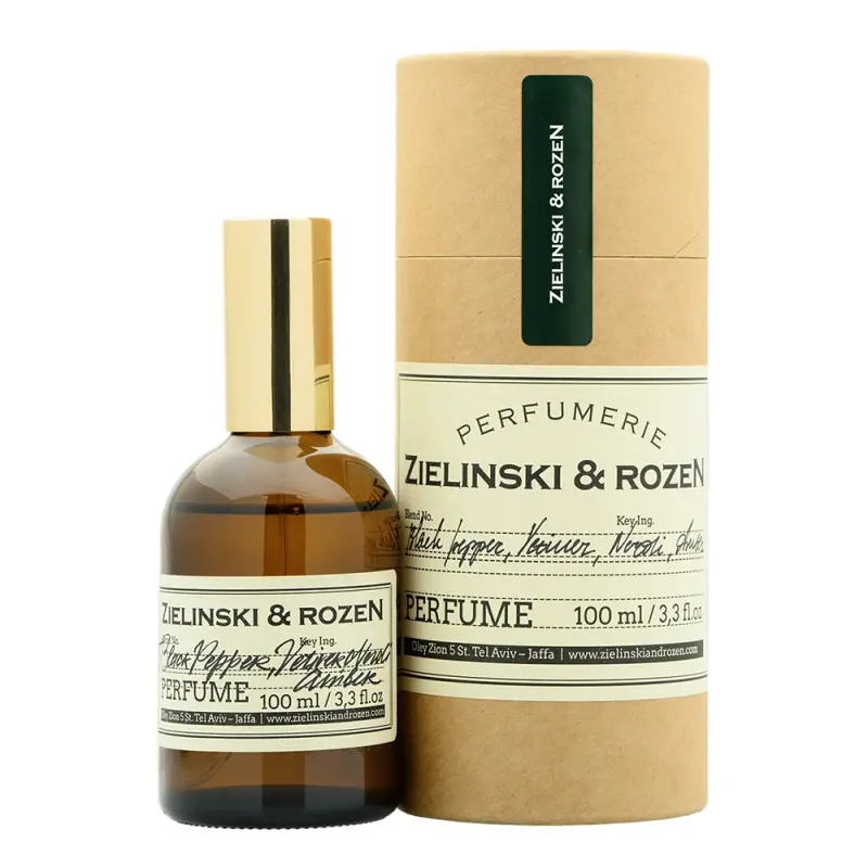 Zielinski & Rozen  Perfume concentrated Black pepper, Amber, Neroli  Духи концентрированные Черный перец, Амбра, Нероли 100мл