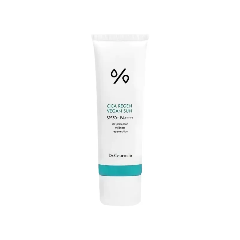 Dr. Ceuracle CICA REGEN VEGAN SUN Веганский солнцезащитный крем CICA REGEN SPF50+ 50 мл