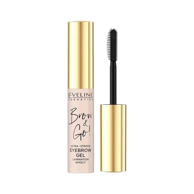 Eveline ГЕЛЬ ДЛЯ БРОВЕЙ СУПЕРФИКСАЦИЯ - TRANSPARENT BROW & GO!, 6мл