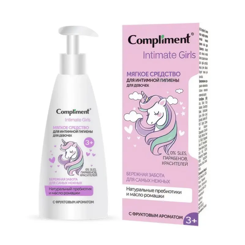 Compliment Intimate Girls Средство для интимной гигиены для девочек (мягкое), 200 мл
