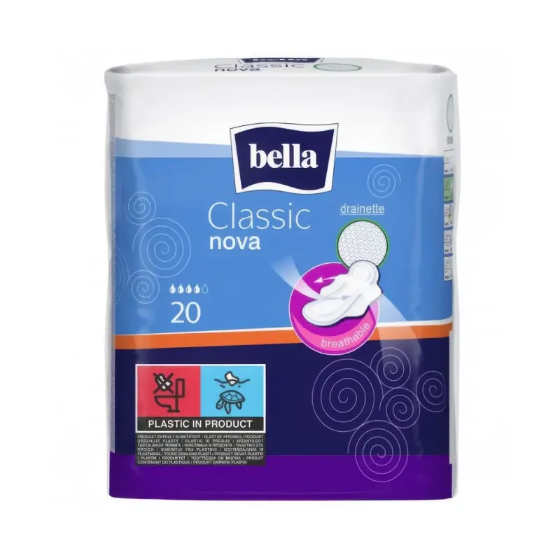 Bella Прокладки ж/г впит. Classic Nova под.товарн.знаком  20  шт