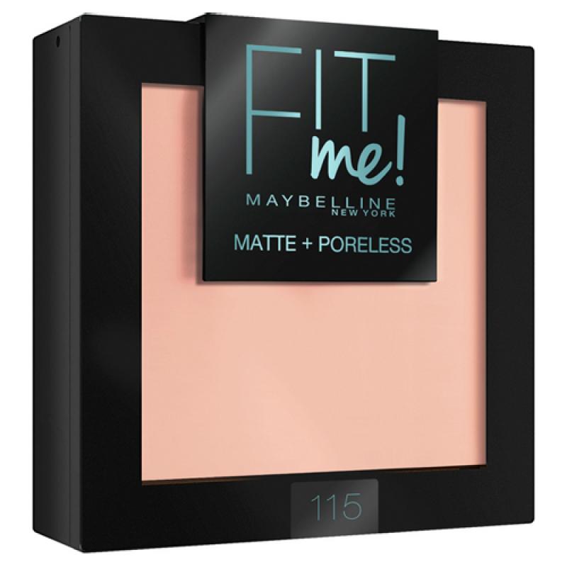 Maybelline Fit Me  Пудра для лица, матирующая, скрывающая поры, оттенок 115, Слоновая кость