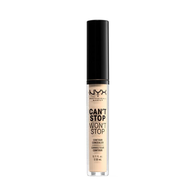 NYX Professional Makeup Kонсилер для лица Can`t Stop Won`t Stop Contour Concealer, Оттенок 01, Pale, матовый, 3.5 мл.