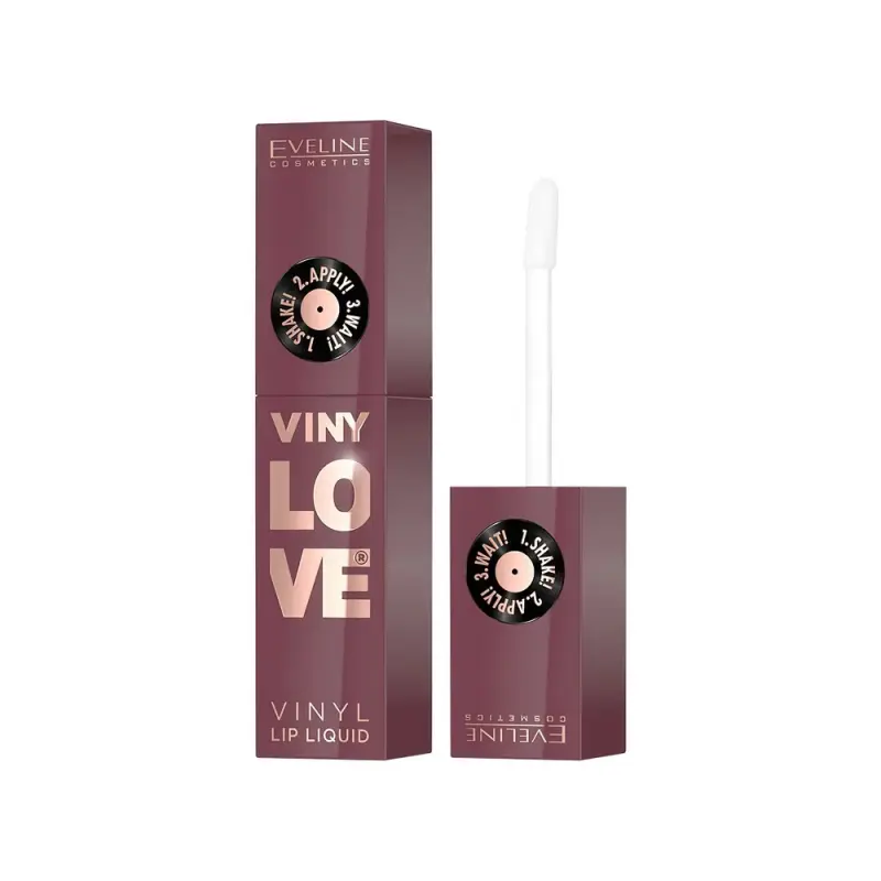 Eveline ЖИДКАЯ ПОМАДА ДЛЯ ГУБ С ВИНИЛОВЫМ ЭФФЕКТОМ  VINYLOVE 4 ML NR 08 PL/ANG