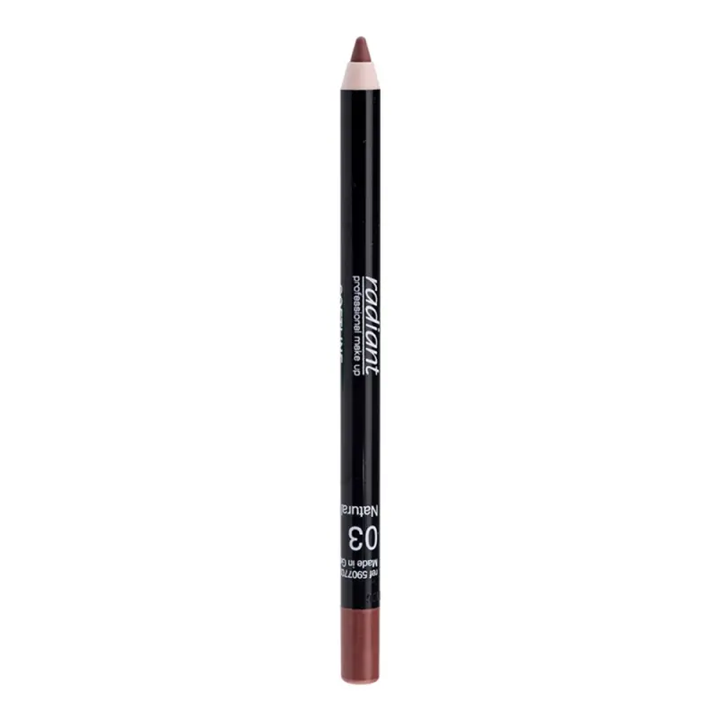 RADIANT  SOFT LINE WATERPROOF LIP PENCIL No 3 - NATURAL Карандаш для губ водостойкий Softline Waterproof Lip Pencil, т. 03 натуральный