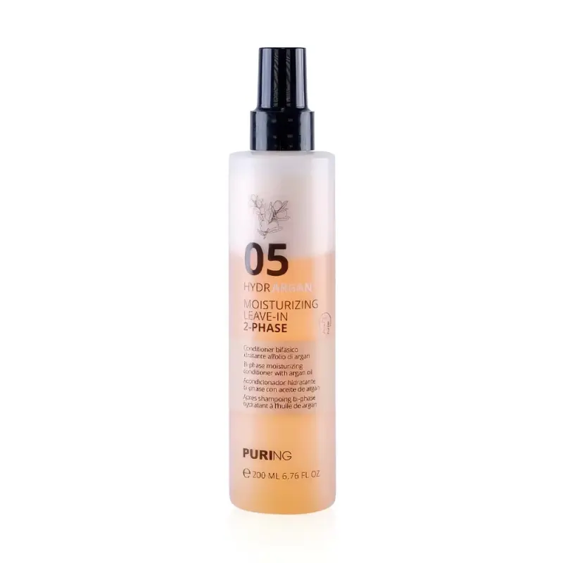 Puring 05 Hydrargan Moisturizing Leave-In 2 Phase Двуфазный увлажняющий кондиционер, 200 мл