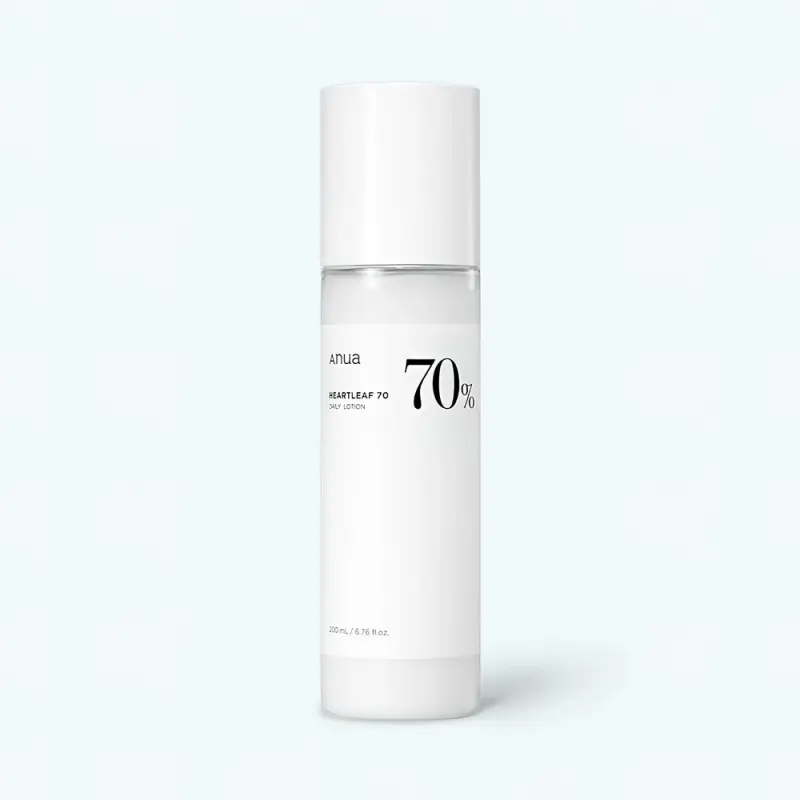ANUA HEARTLEAF 70 DAILY LOTION Ежедневный увлажняющий лосьон с 70% экстракта houttuynia cordata 200ml
