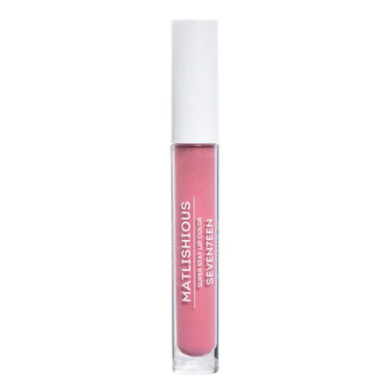 Seventeen Жидкая помада-блеск MATLISHIOUS SUPER STAY LIP COLOR т.07 ягодный мусс