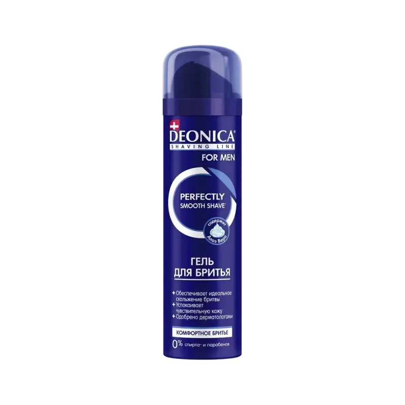 DEONICA FOR MEN Гель для бритья Комфортное бритье, 200 мл.