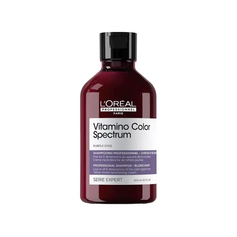 L'Oreal Professionne VITAMINO COLOR SPECTRUM Оттеночный шампунь фиолетовым пигментом для окрашенных волос 300мл V035