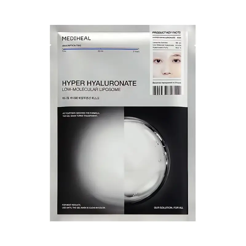 MEDIHEAL HYPER HYALURONATE MASK Гелевая маска для лица с гипергиалуронатом