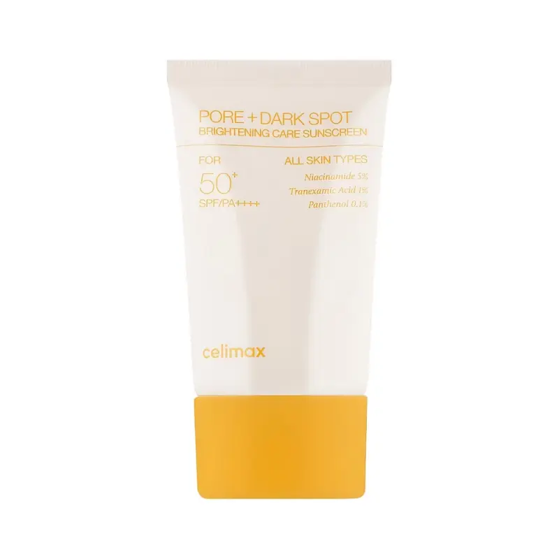 Celimax Pore+Dark Spot Brightening Care Sunscreen Солнцезащитный крем для осветления пор и пигментных пятен 50 мл
