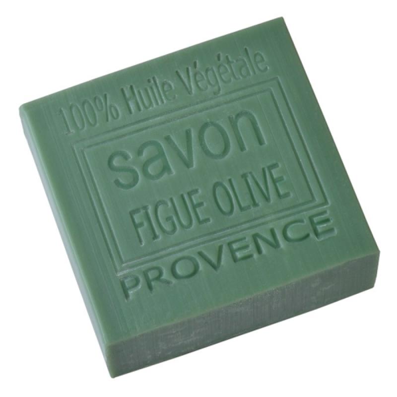 FIG-OLIVE, with sweet almond oil Square 100g Мыло ИНЖИР-ОЛИВКА с маслом сладкого миндаля
