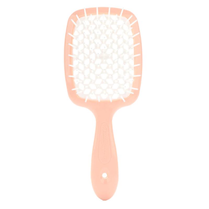 Janeke Superbrush Расческа Персиковая/Белая 20,3X8,5X3,1 см