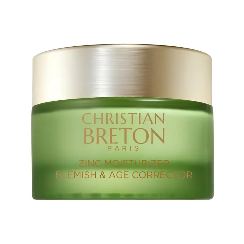 Christian BRETON ZINC MOISTURIZER BLEMISH & AGE CORRECTOR Увлажняющий крем с цинком против воспалений и возрастных изменений 50мл
