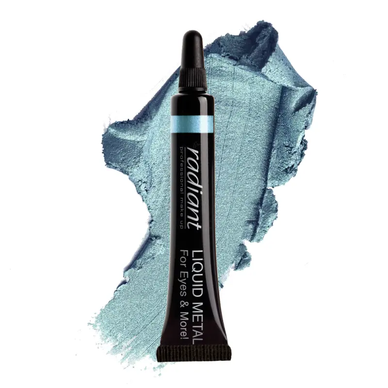 RADIANT LIQUID METAL FOR EYES AND MORE No 15 Жидкий пигмент для макияжа LIQUID METAL FOR EYES & MORE, т. 15 голубой