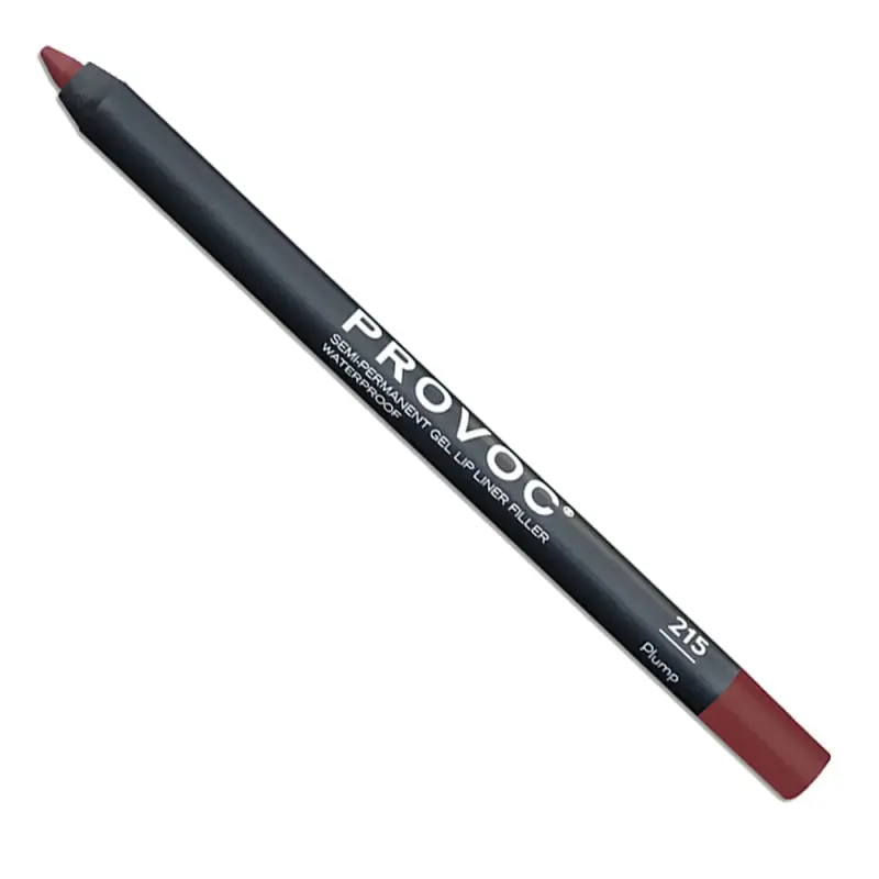 PROVOC Semi-Permanent Gel Lip Liner Filler WP 215 Plump Гелевая подводка в карандаше для губ LPL215