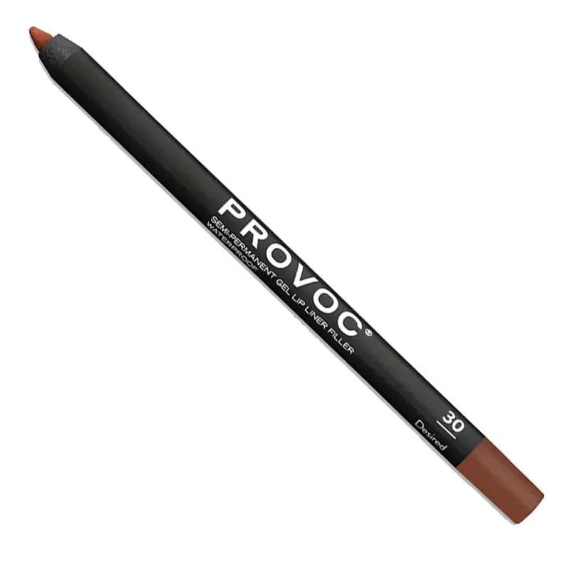 PROVOC Semi-Permanent Gel Lip Liner Filler WP 30 Desired Гелевая подводка в карандаше для губ LPL30