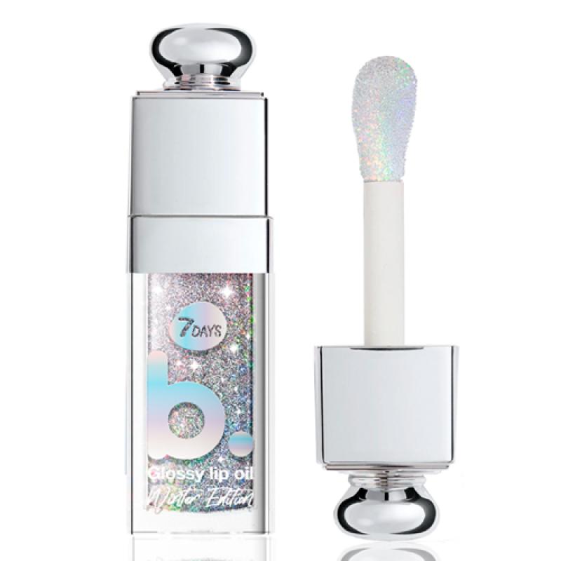 7DAYS B.COLOUR WE Масло для губ голографическое / 02 Holo baby, 9 г