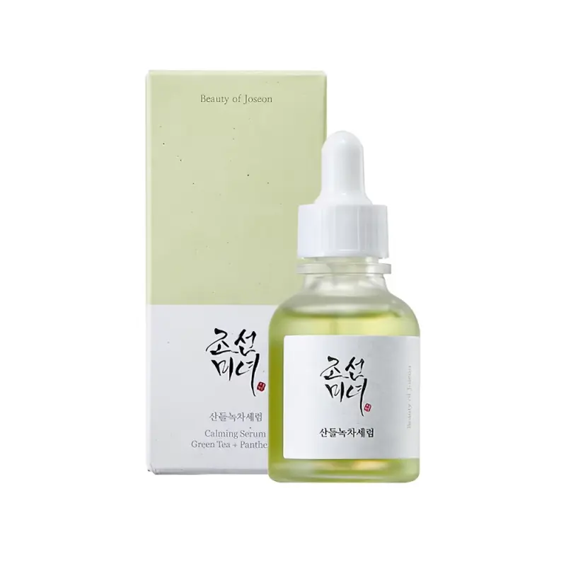BEAUTY OF JOSEON Calming Serum : Green tea + Panthenol Антиоксидантная успокаивающая сыворотка 30 мл