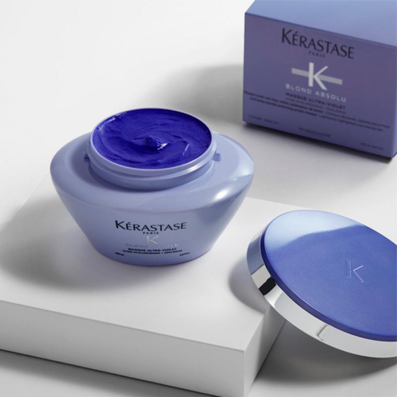 Kerastase гамма Блонд Абсолю: Маска питательная для мелированных или осветленных волос Ультра-Виолет, 200 мл