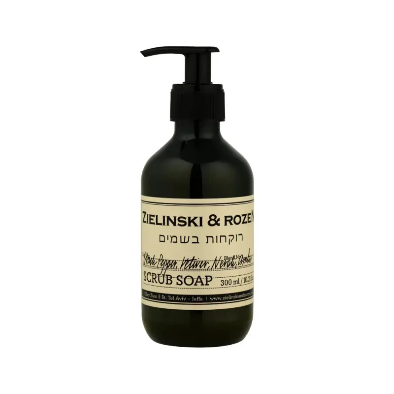 Zielinski & Rozen Liquid soap-scrub Black Pepper, Vetiver, Neroli, Amber  Жидкое мыло-скраб Черный Перец, Ветивер, Нероли, Амбра 300мл