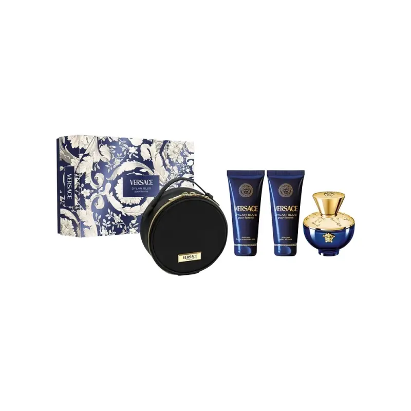 VERSACE  POUR FEMME DYLAN BLUE Set EDP 100ml+Sh/G 100ml+B/L 100ml+Gwp