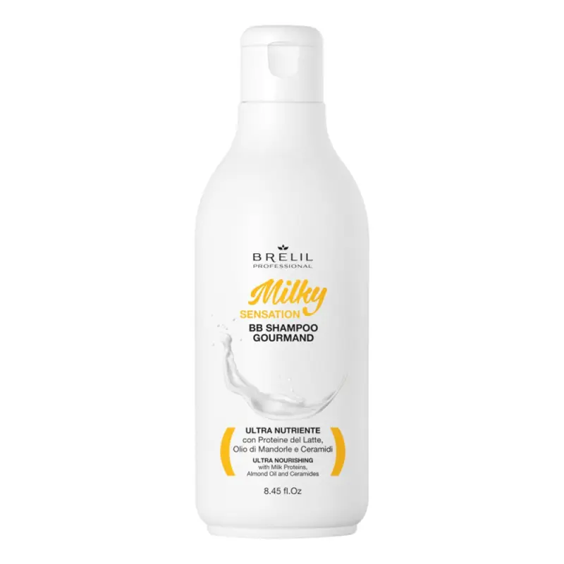 Brelil BB SHAMPOO GOURMAND Шампунь питательный Milky Sensation 250мл