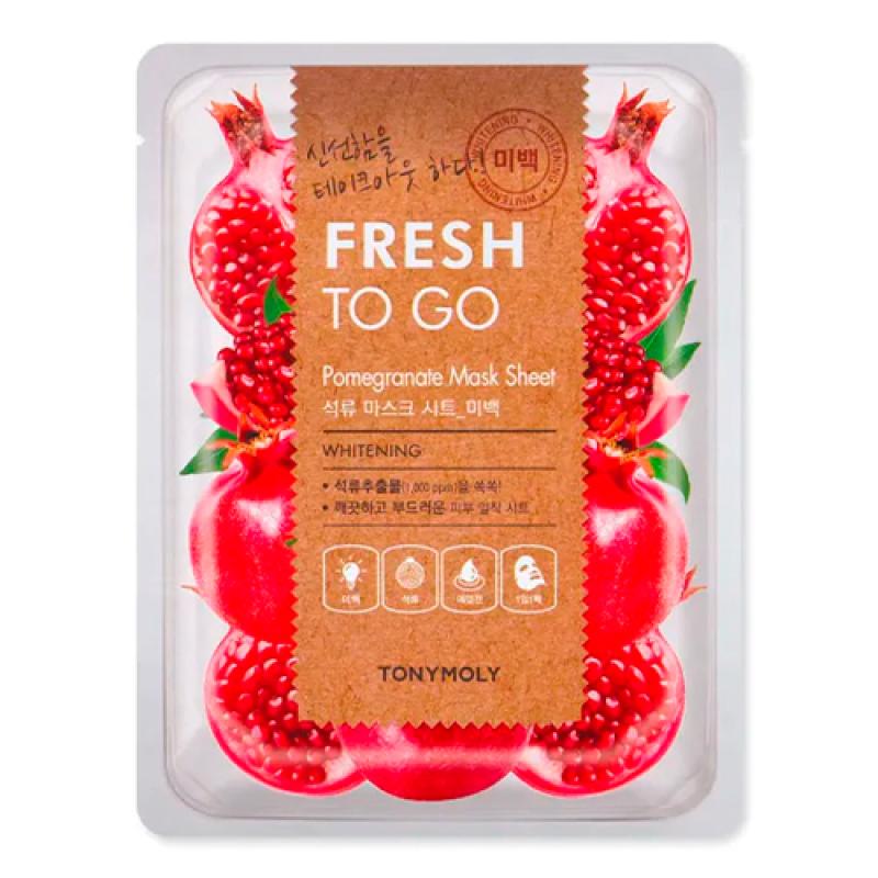 Tony Moly Маска для лица FRESH TO GO STRAWBERRY MASK SHEET 20g