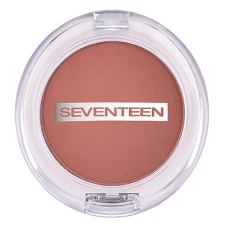 Seventeen Румяна т.14 матовые шелковистые компактные сливочно-коричневый